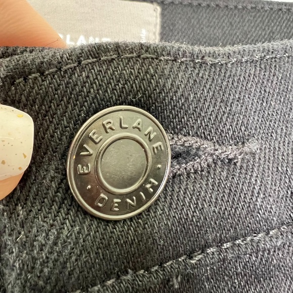 Everlane Jeans High Rise Black 5 Pocket Jeans - Picture 4 of 6
